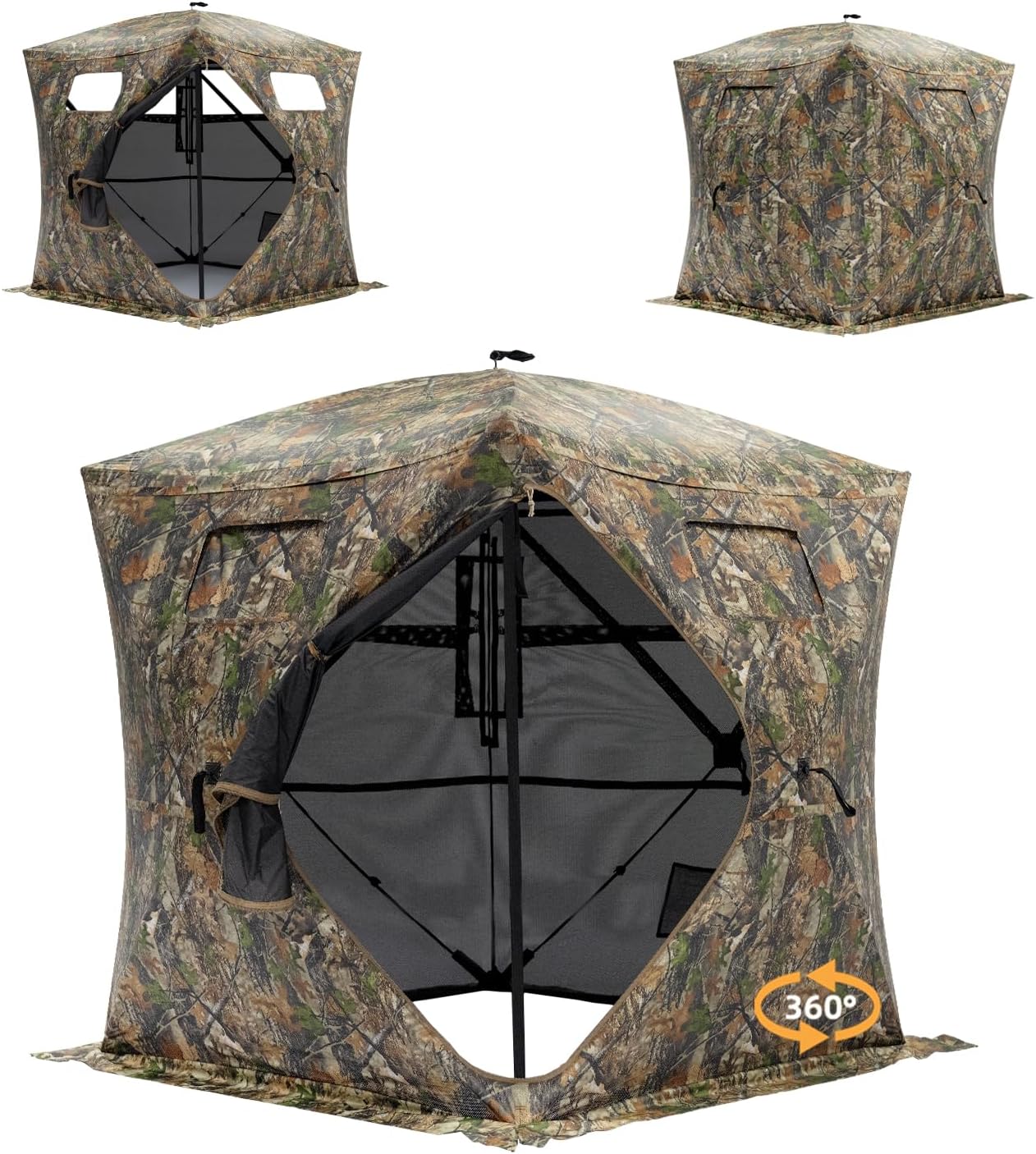 hunting blind 2 3 person & 3 4 person 360 degree see through ground blinds for hunting deer and turkey hunting blind 2 3 person & 3 4 person 360 degree see through ground blinds for hunting deer and turkey